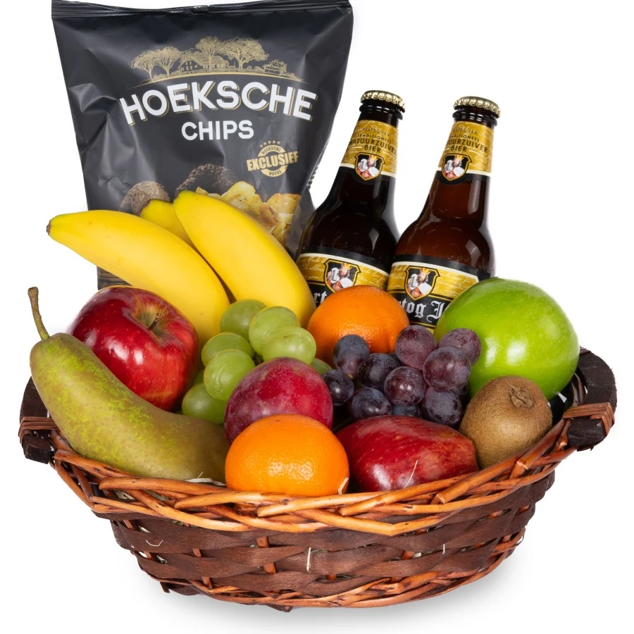 Fruitmand Bier & Chips bestellen